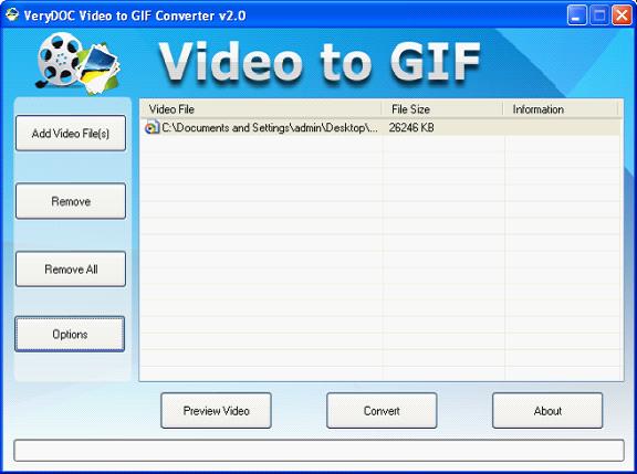 How to Convert  Videos to GIF