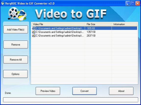 UI of WMV to JPG Batch Converter